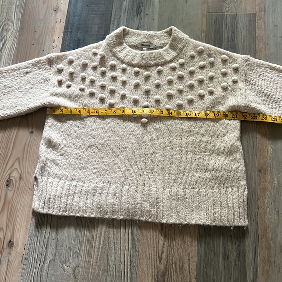 Madewell Placed Bobble Mockneck Sweater Size: XXS (Relaxed Fit) - Picture 12 of 16
